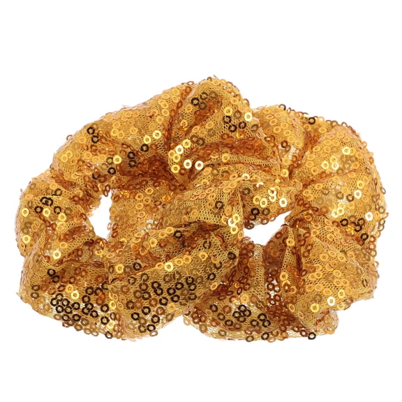 Homoyoyo 2-Pack Decorative Hair Scrunchies for Women, Shiny Elastic Ponytail Holders, Soft Hair Accessories for Everyday Use