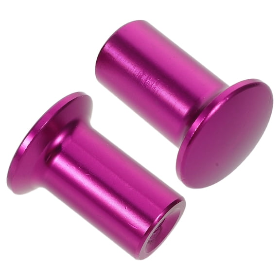 Homoyoyo Aluminum Drift Cover Purple for Car Interior Styling and Performance 2Pcs