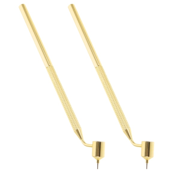 Homoyoyo Drawing Liquid Paint Pens for Artists, Golden Color, 2 Pieces, Precision Art Markers for Crafting