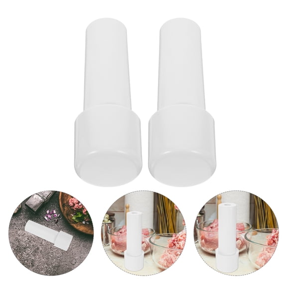 Homoyoyo Multi-Functional Food Pusher Attachment 2 Pieces Kitchen Accessories for Meat and Vegetable Processing