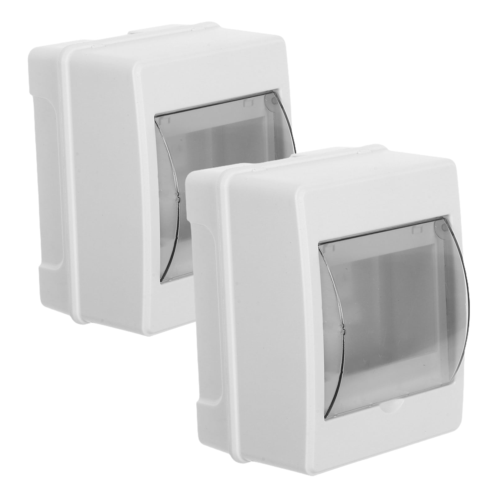 Homoyoyo 2Pcs Multi Plastic Electric Breaker Box for Outdoor Use with Impact Resistant Features