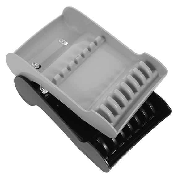 Homoyoyo Compact Plastic Shear Holder for Stylist and Barber Station Assorted Color Organizes Scissors for Daily Use