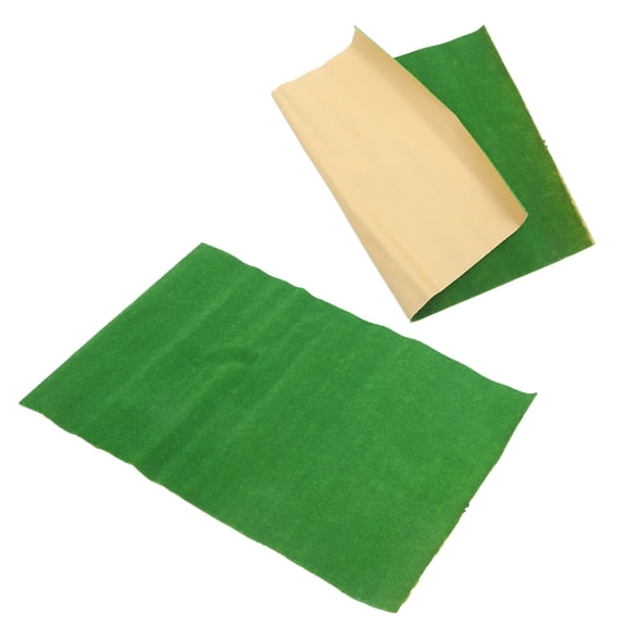 Homoyoyo 2-Pack Artificial Grass Mats for Home and Garden, Synthetic Greenery Turf for Indoor Outdoor Decoration and Craft Projects