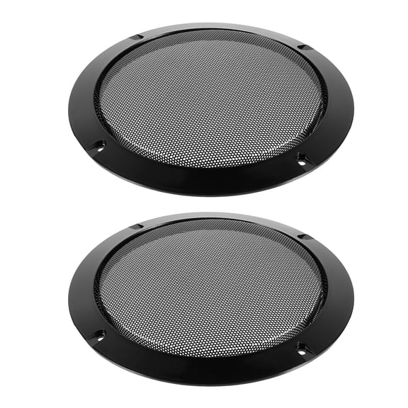 Homoyoyo Black Speaker Protector for Car Audio, High-Grade Material, 2 Pieces, Sound System Accessories