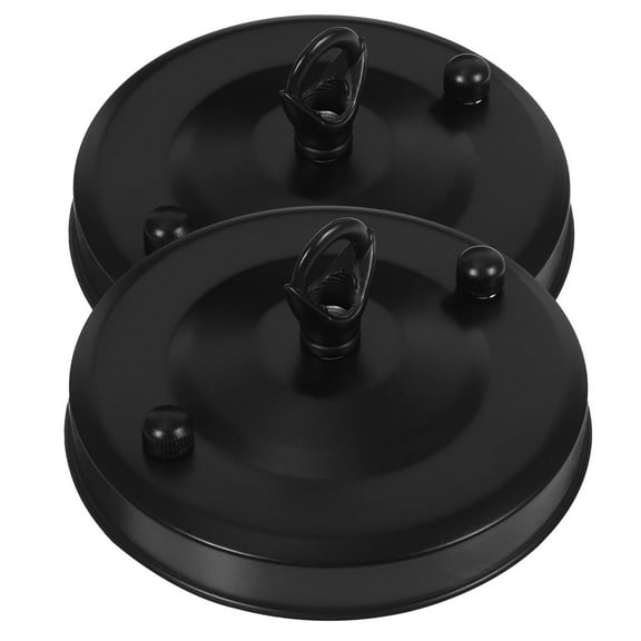 Homoyoyo Vintage Metal Chandelier Mounting Plate for Indoor Lighting, 2 Pieces, Ceiling Light Fixture Hardware