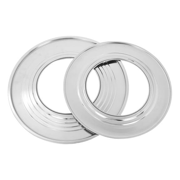 Homoyoyo Stainless Steel Steamer Rack Set of 2, Circular Stackable Kitchen Accessories for Home Cooking and Food Steaming