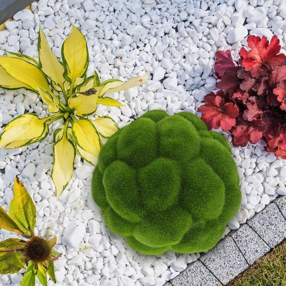 Homoyoyo Decorative Faux Set of 2 Realistic Texture for Indoor and Outdoor Decor