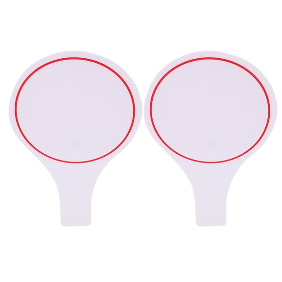 Homoyoyo Durable Red Foam Judge Writing Board for Outdoor Performances 2Pcs