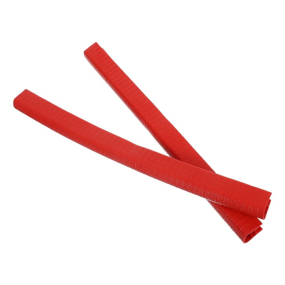 Homoyoyo 2pcs Skateboard Deck Covers Red PVC for Deck Protection and Outdoor Winter Sports