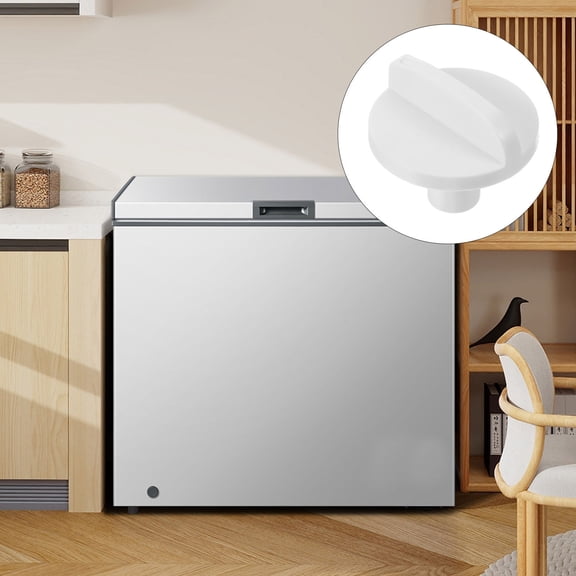 Homoyoyo Fridge Temperature Controller Universal Compatibility Easy Rotation White Plastic 2Pcs