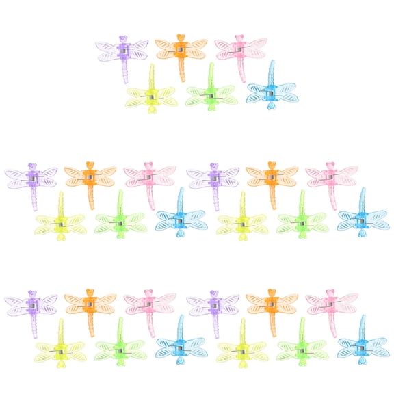 Homoyoyo 30pcs Daisy-Shaped Plastic Plant Support Clips for Garden, Home, Outdoor Plant Decoration and Care