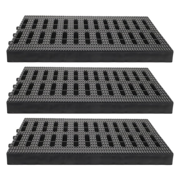 Homoyoyo 3-Pack Heavy Duty Drain Grate Covers for Indoor Outdoor Sewer Drains,