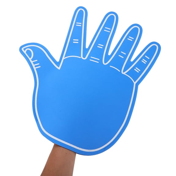 Homoyoyo 3-Pack Giant Foam Cheerleading Hands, Lightweight EVA Material, Noise-Reducing Red Fan Accessories for Events