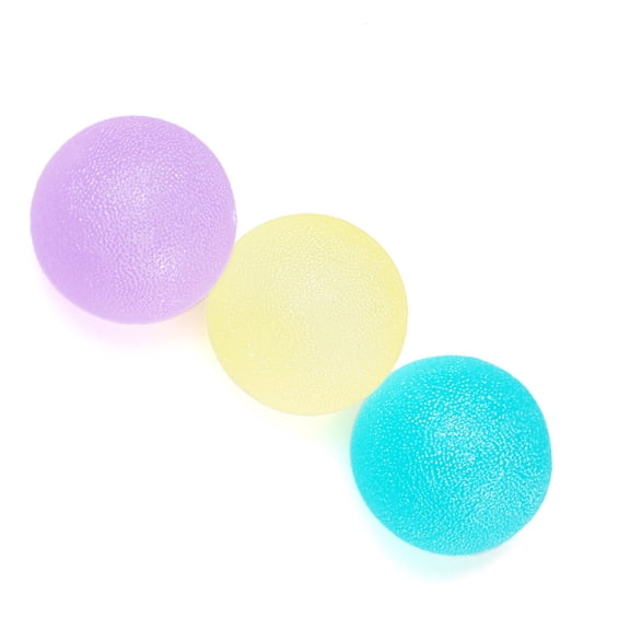 Homoyoyo 3-Pack Finger Exercise Strengthener Silicone Hand Grip Trainer for Stress Relief and Computer Work