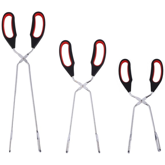 Homoyoyo 3-Pack Heavy Duty BBQ Grilling Clips, Outdoor Cooking and Barbecue Accessories for Secure Food Handling