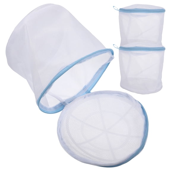 Homoyoyo 3pcs Fine Mesh Washing Bags for Underwear and Socks Ideal for Travel and Home Use