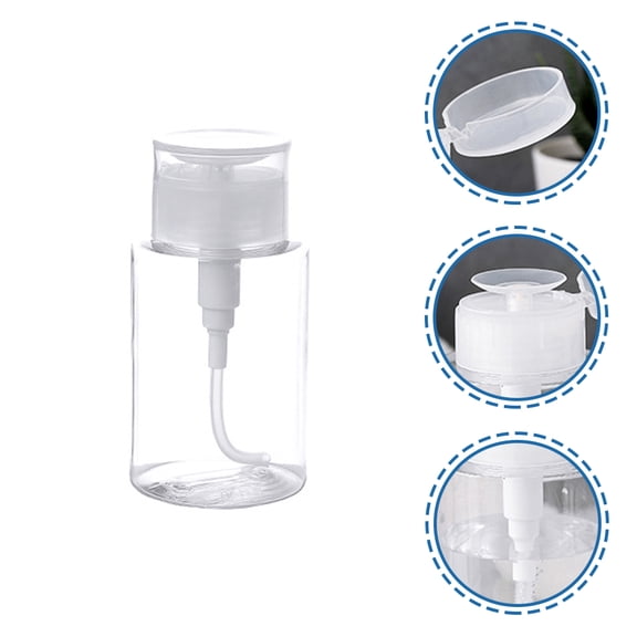 Homoyoyo White Plastic Lotion Pump Bottles, 3-Pack PP Dispenser Bottles for Liquid Soap, Shampoo, and Cream