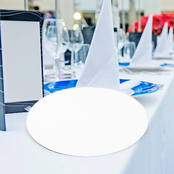 Homoyoyo Wall Sticker Mirror Decals Wedding Decor Silver Acrylic Round 3Pcs