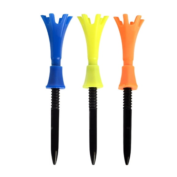 Homoyoyo practice golf tees Golf Tee Soft Rubber Low Resistance Golf Practice 3Pcs