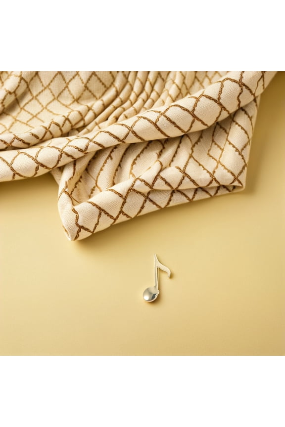 3pcs Music Note Decorative Pin Brooch Set, Golden Zinc Alloy Collectible Pins for Weddings and Special Events