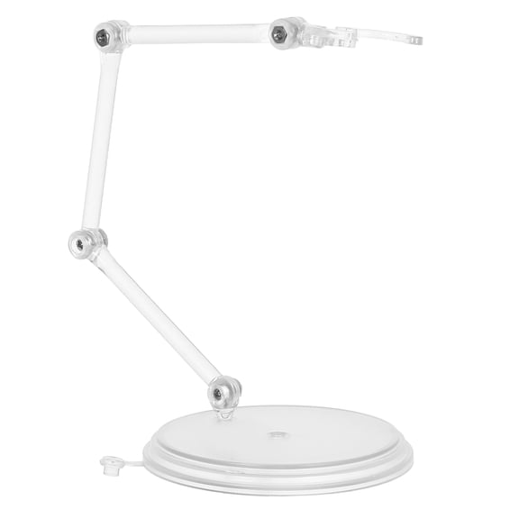 Homoyoyo 3-Pack Transparent Model Display Stands with Foldable Design Figure Support and Collectible Display