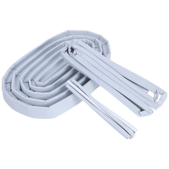 Homoyoyo White PU Foam Weather Stripping 3Pcs Noise Reducing Seal for Home Use and Energy Saving