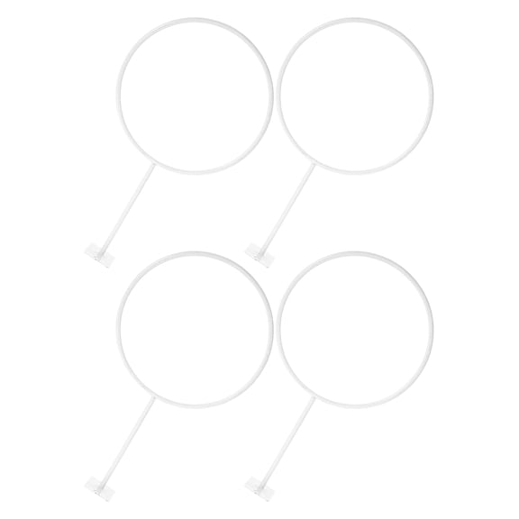 Homoyoyo 4-Piece Iron Basketball Display Shelf Set for Fan Gear, Sports Memorabilia, Easy Installation, and Stylish