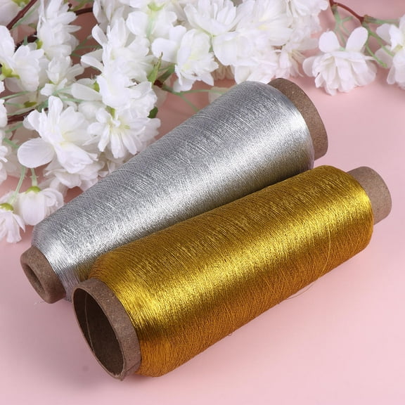 Homoyoyo Metallic Thread Silver Cross Stitch Embroidery Floss