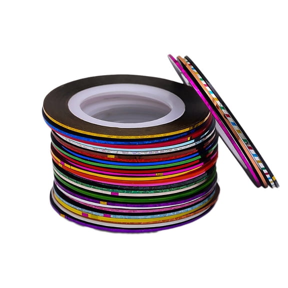 Homoyoyo 42-Piece Self-Adhesive PVC Nail Art Stickers for Women, Easy and Nail Decorating at Home or Salon