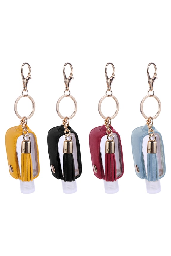 Travel Bottles Holder with PU Case for 30ml Clear Bottles, Leakproof and Portable for Outdoor Travel