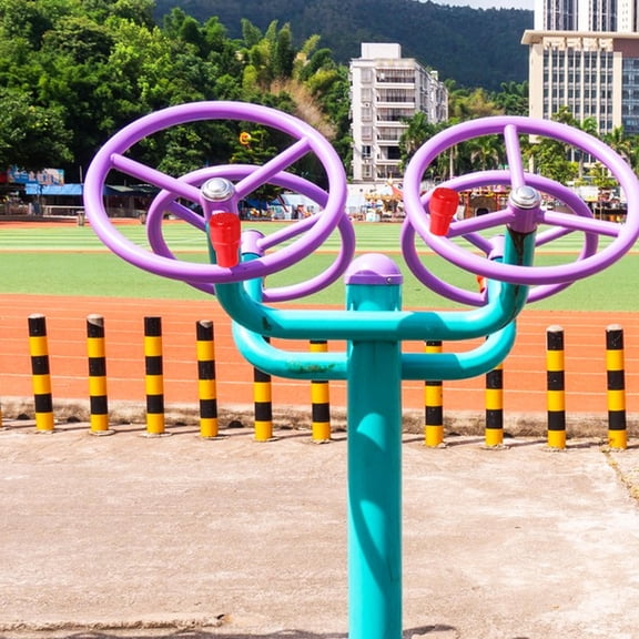 Homoyoyo Outdoor Fitness Handles with Heavy Duty Plastic Caps Replacement, Assorted Colors for Exercise Equipment