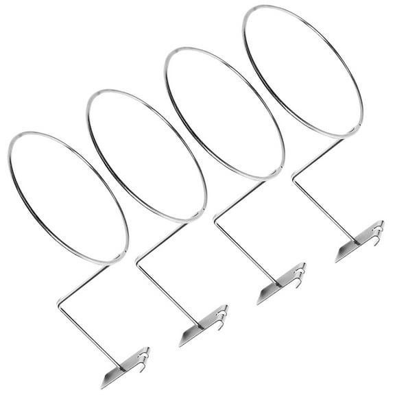 Homoyoyo 4-Piece Multi-Function Iron Hat Rack and Stand Organizer Set for Home, Sports Gear, and Equipment Storage