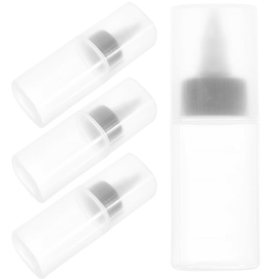 Homoyoyo 4-Pack Food Grade Condiment Squeeze Bottles for Precise Sauce, Ketchup, Mustard Dispensing, Portable and Easy to Use
