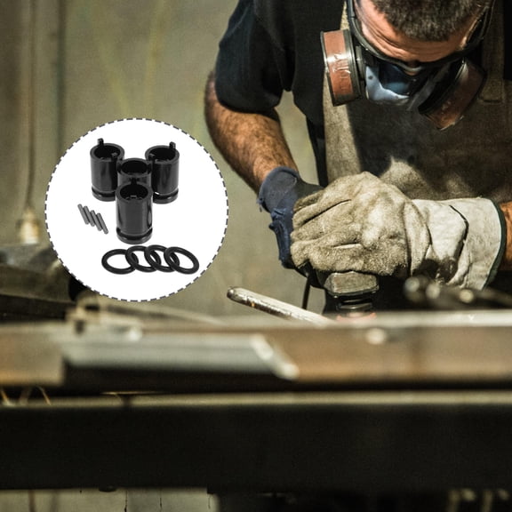 Homoyoyo 4Pcs Carbon Steel Angle Socket Wrenches Set Black for Auto and Home Repair