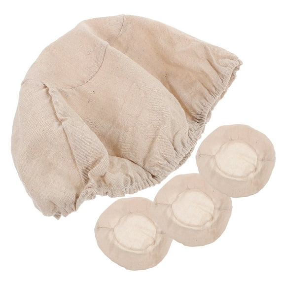 Homoyoyo Dough Bread Baking Cloth Liner Beige Cotton Linen for Optimal Air Circulation and Even Baking