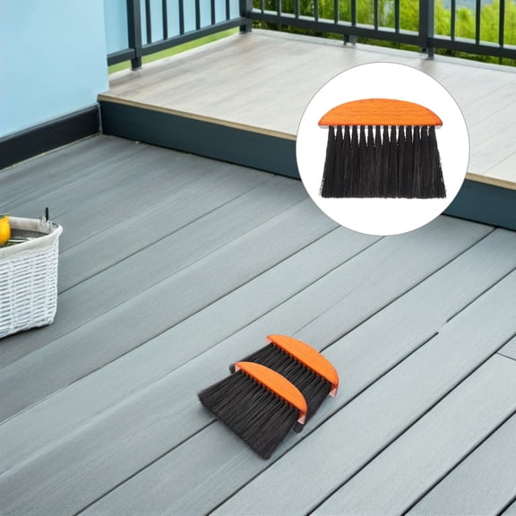 Homoyoyo 4-Piece Wooden Handle Fireplace and Stove Cleaning Brush Set for Efficient Ash and Soot Removal