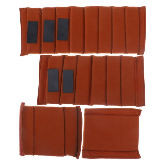 Homoyoyo Camera Bag Insert 4Pcs Light Brown Polyester EPE Foam Padded Divider for and Mirrorless Cameras