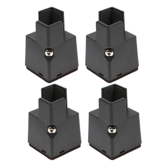 Homoyoyo Black Sofa Risers ABS Steel Stable Support with Easy Installation for Home Furniture