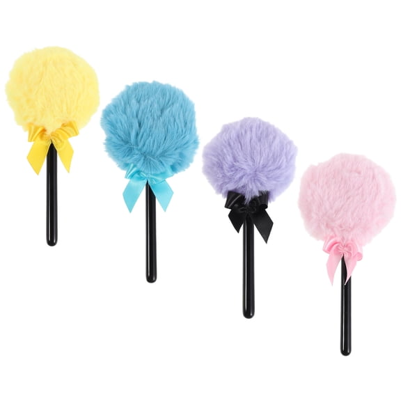 Homoyoyo 4pcs Fluffy Makeup Powder Puff for Easy Application of Loose Powder and Foundation Multi Color