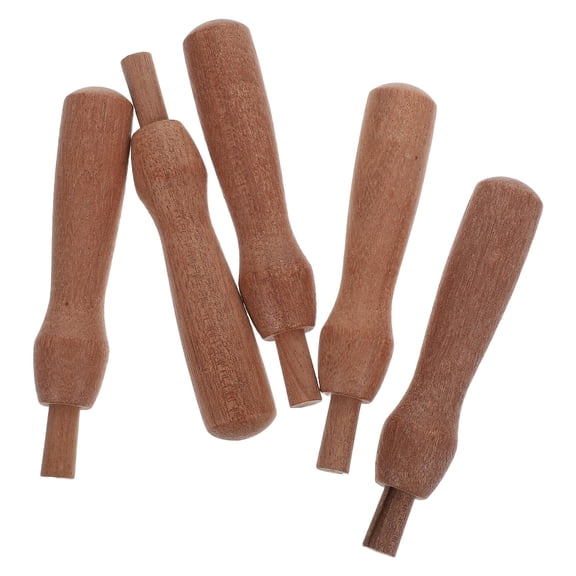 Homoyoyo 5 Pcs Portable Design Needle Felting Tools Wood Comfortable Grip For Crafting Sessions