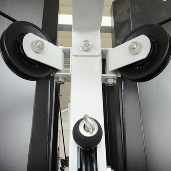 Homoyoyo 5-Pack Pulley Wheels Replacement Parts for Gym Equipment Accessories, Black