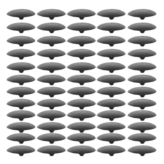 Homoyoyo 500Pcs Decorative Screw Caps Black Plastic Waterproof Covers for Furniture Cabinet Hole Concealment