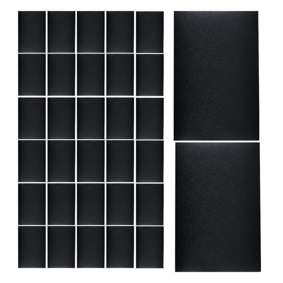 Homoyoyo Black Chalkboard Labels Copper Paper Adhesive for Kitchen Organization and Creative Decoration 50 Pieces