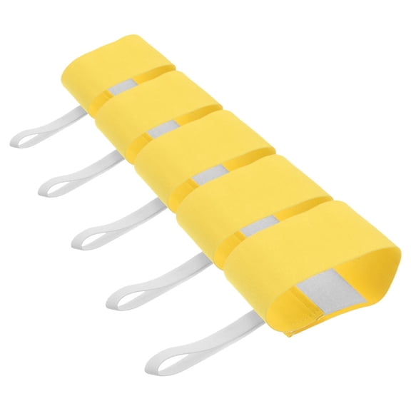 Homoyoyo 5PCS Reflective Elastic Captain Armbands for Adults, Football and Soccer Player Bands, Nylon Sports Accessories