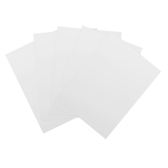 Homoyoyo 5Pcs White Sublimation Aluminum Plates for DIY Heat Transfer Metal Photo Printing
