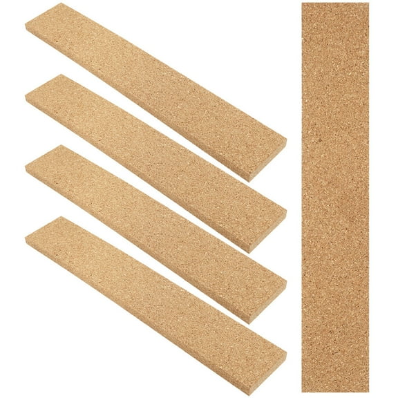 Homoyoyo Peel and Stick Cork Bulletin Board Light Brown 5Pcs