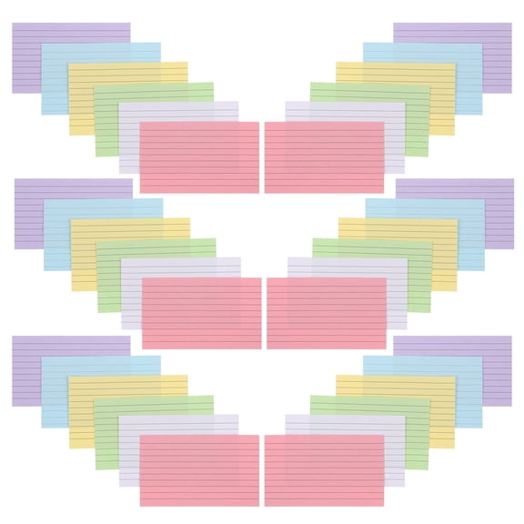 Homoyoyo 600pcs Vocabulary Flash Cards Paper Set for Exam Revision, Study Sessions, Learning, and Language Practice