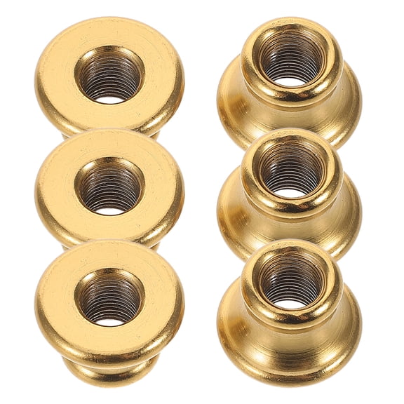 Homoyoyo Solid Brass Lamp Neck Connector Precision Thread Design 6Pcs