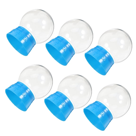 Homoyoyo Set of 6 Clear Fillable Water Globes for Home Decor and Relaxation Therapy Tools