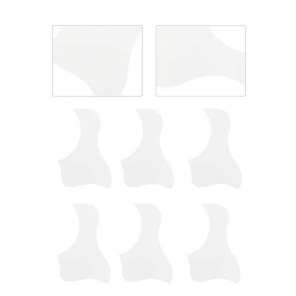 Homoyoyo 6-Piece Ukulele Pickguard Set for Guitar and Ukulele Players, Plastic, Ideal for Music Practice and